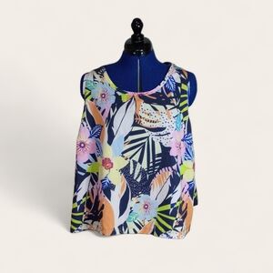 Old Navy Women's StretchTech Floral Tank Top XXL